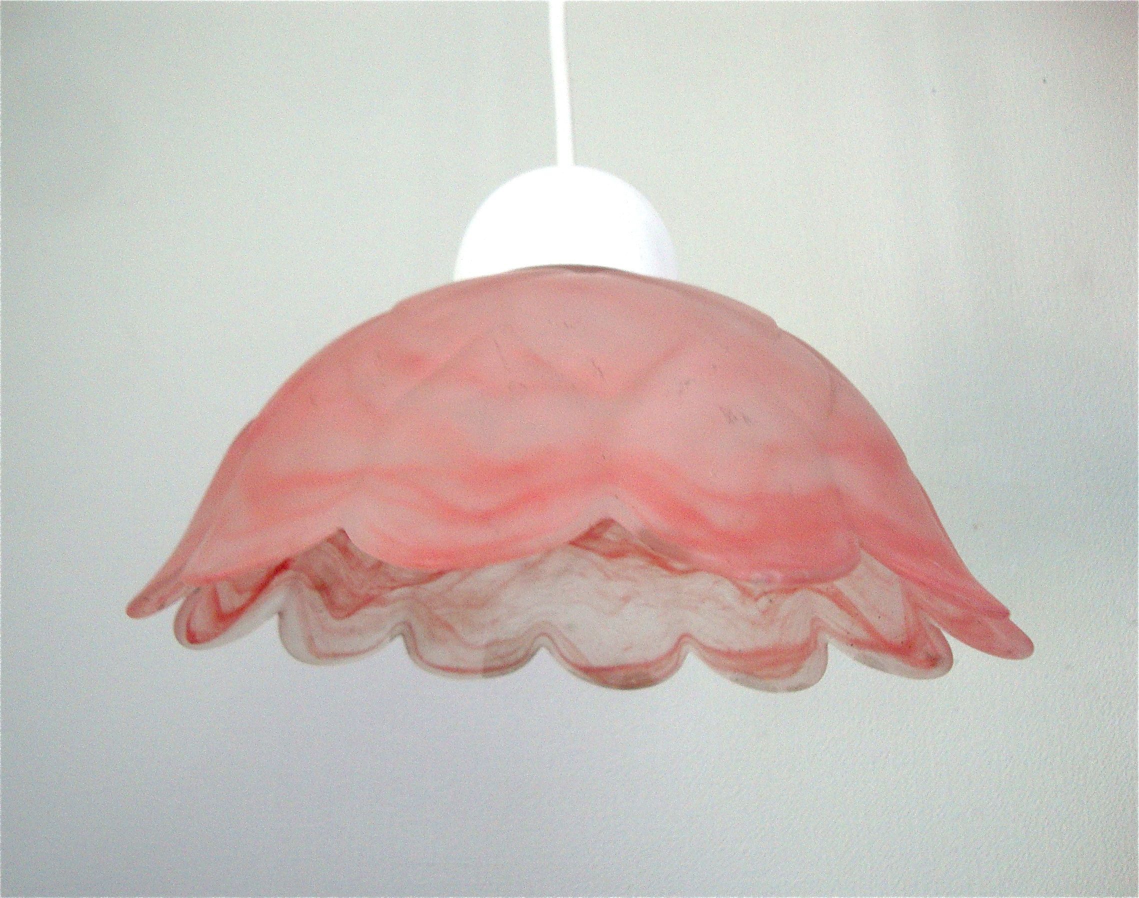 Glass hanging lamp
