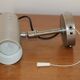 Brushed metal wall lights 1970 (tube)