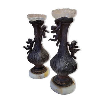 2 candle holders