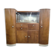 Vintage XL Art Deco Large Wooden Cabinet / Bar / Display Case
