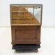 Shop counter made of birch and oak with twenty drawers, 1940s.