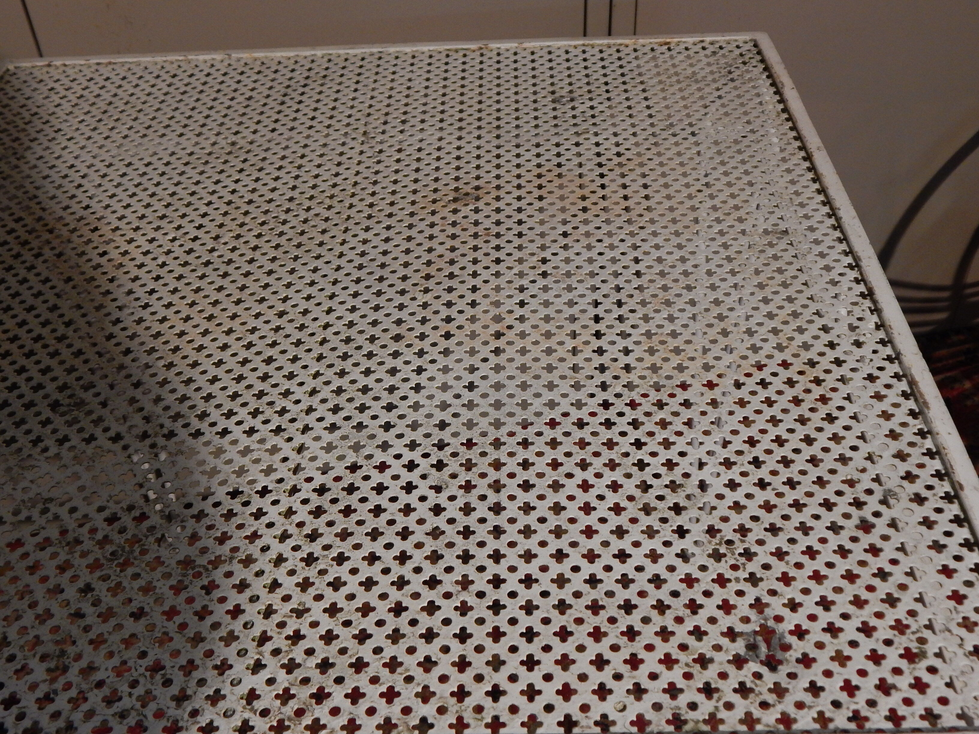 Mategot design garden table metal, 50/60