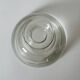 Vintage Modernist Bubble Clear Glass Vase