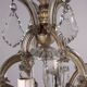 Antique chandelier with 12 lights in the Maria Theresa style, 20th century.