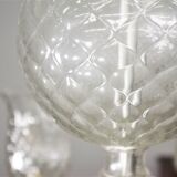 Venini ceiling lamp in Murano glass, 1950