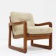 Vintage mid-century easy chair solid teak Holstebro MöbelFabrik 1960s