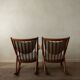 Vintage Teak Rocking Chairs Model 182 Frank Reenskaug Bramin, 1950s, Set 2