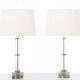 Paire de lampes scandinaves en verre