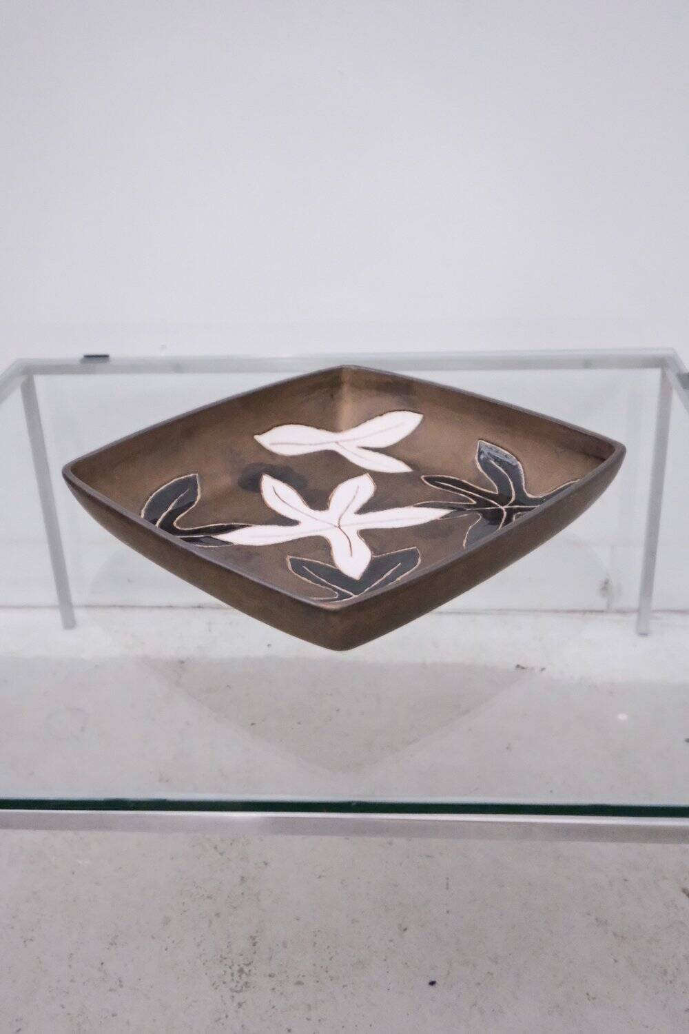 Ceramic dish from sant vicens, france 1970