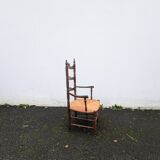 Straw armchair
