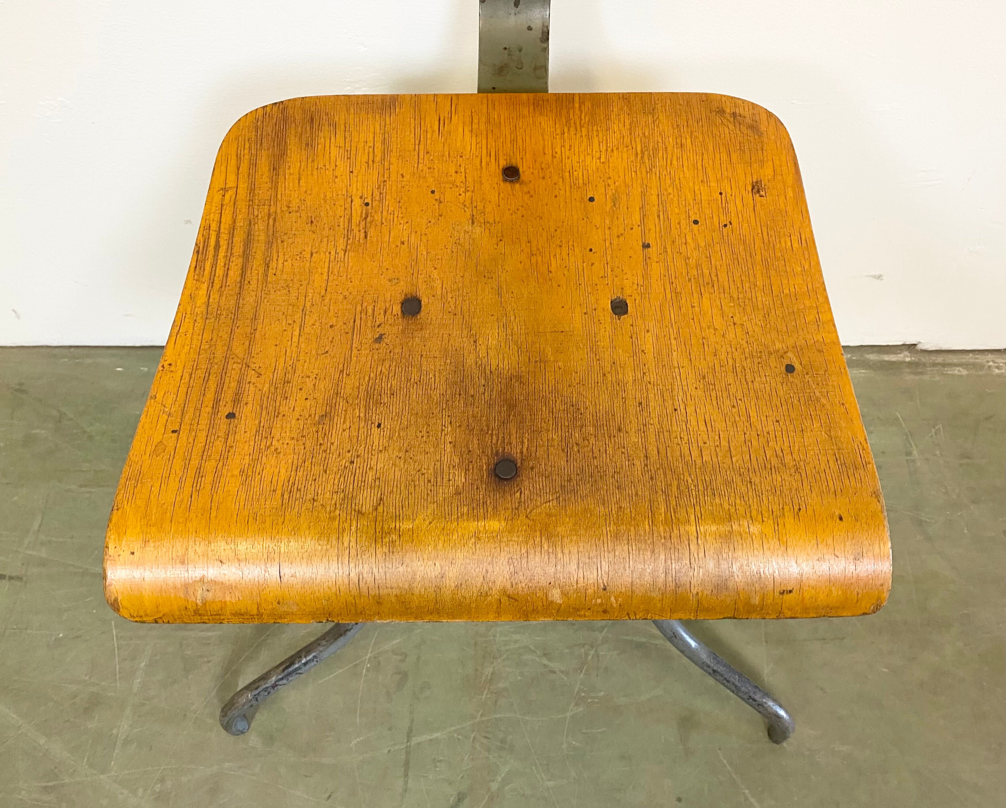 Industrial Factory Swivel Chair, 1960s