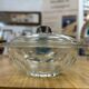 Glass sugar bowl