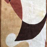 Beautiful french rug by Paulette Née handmade 160 x 230 cm
