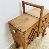 Vintage sewing basket