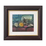 Scène de théâtre  - Pastel sur papier