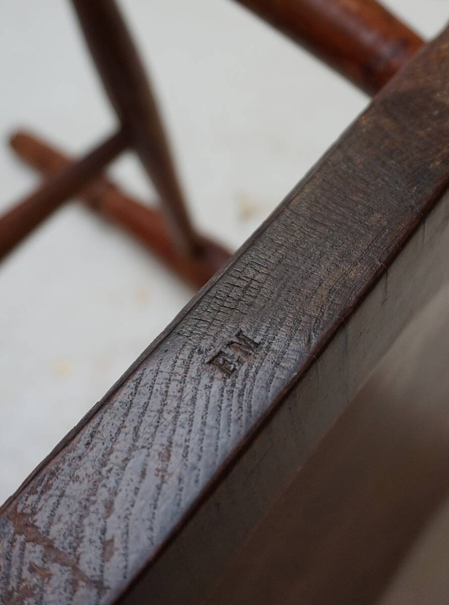 Antique Oxford Windsor chairs, 1850s set of 5