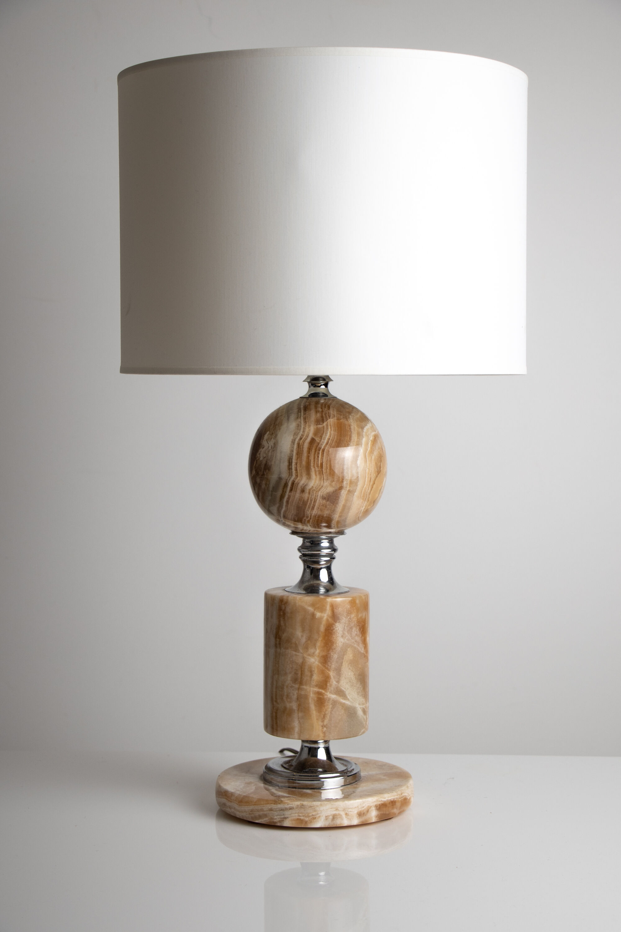 Vintage onyx lamp Philippe Barbier