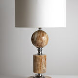 Vintage onyx lamp Philippe Barbier