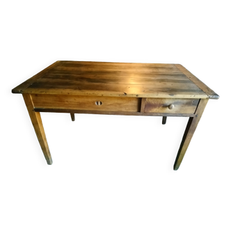 Bresse farmhouse table in walnut