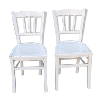 Pairs of  bistro chairs