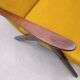 Mid-century Easy Model B armchair - 310 Var in Goldenrod velvet