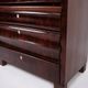 Chatol - Hand polished mahogany - Mother of pearl fittings & leg knobs - Year 1860s