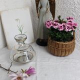 Carafe en verre avec  étoiles dorées