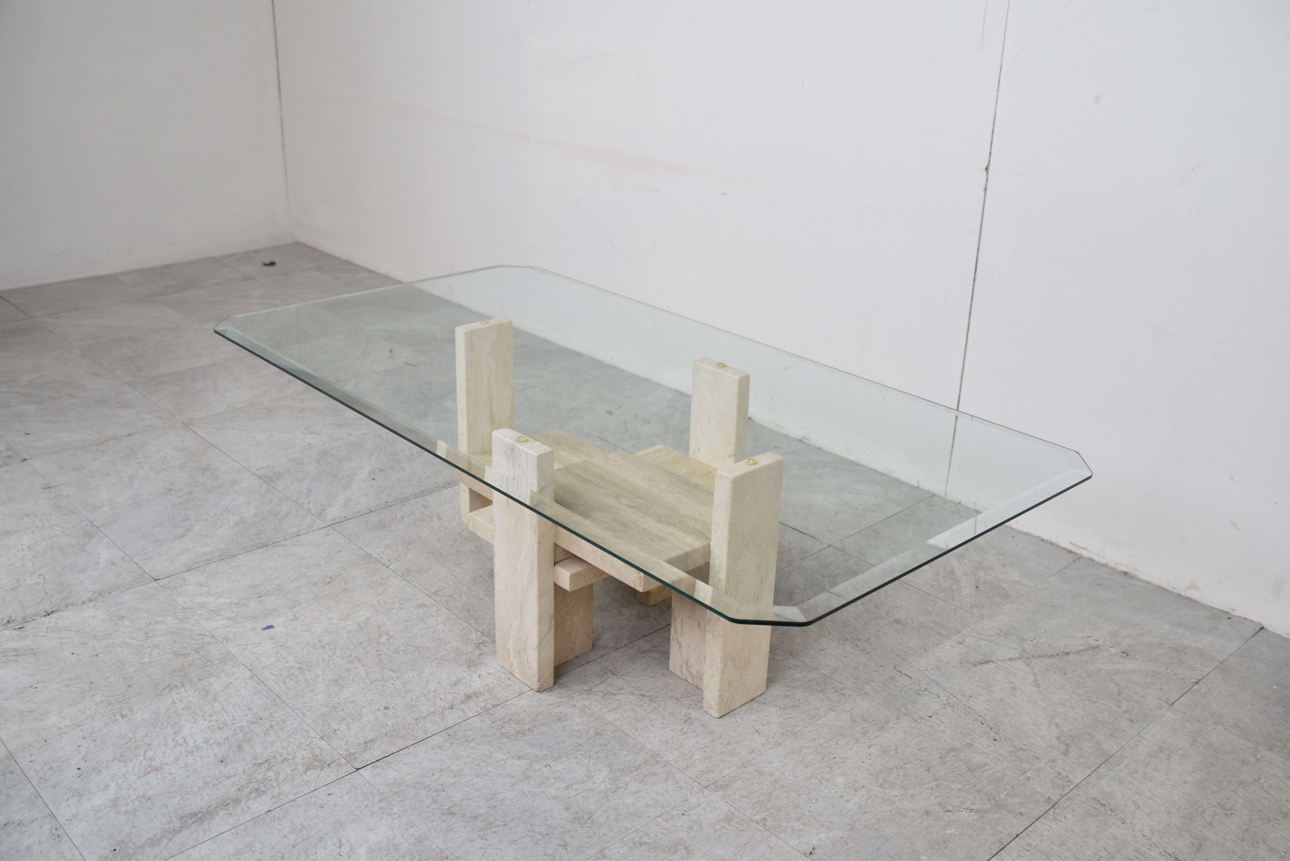 Vintage coffee table by Willy Ballez, 1970s