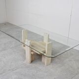 Vintage coffee table by Willy Ballez, 1970s