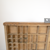 Old wooden printer locker