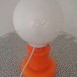 Italian glass standard lamp, 1970s