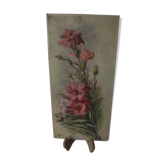Huile sur panneau isorel bouquet de fleurs