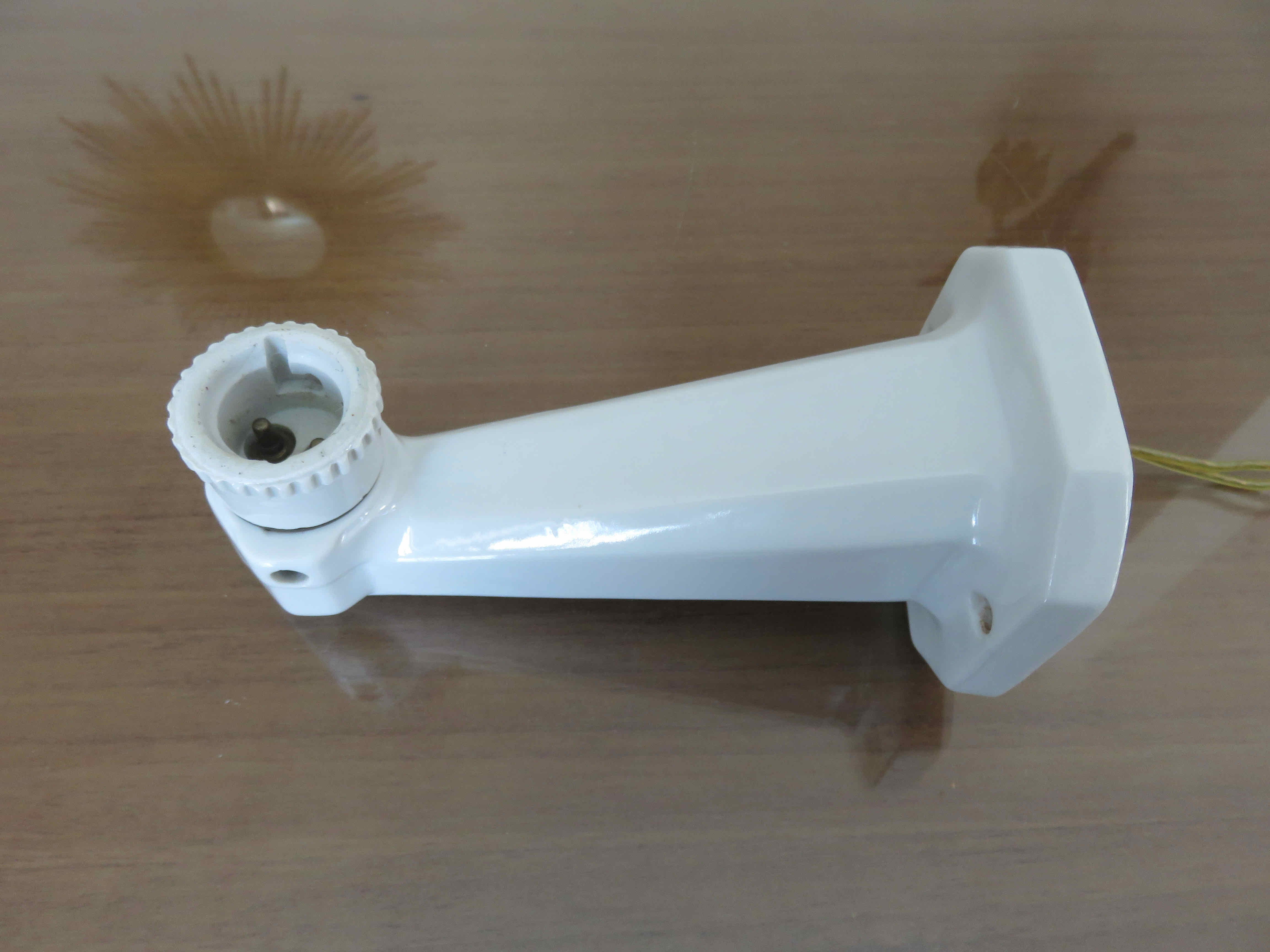 Porcelain wall lamp art deco years 30 40