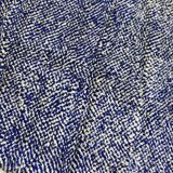 Moroccan Berber carpet Beni Ouarain ecru speckled blue majorelle 145x118cm