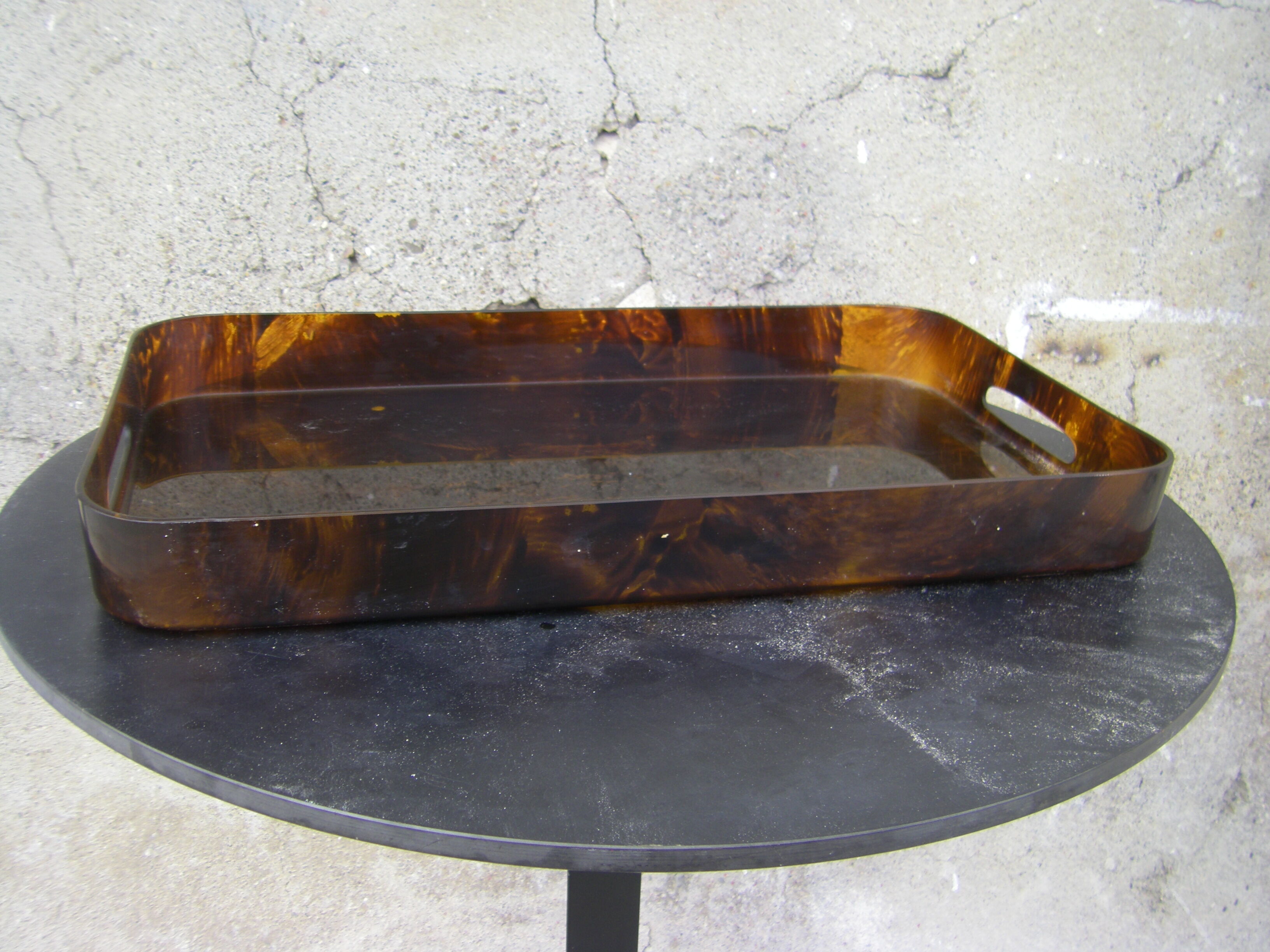 Vintage lucite tray