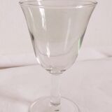 Six vintage polychrome glasses