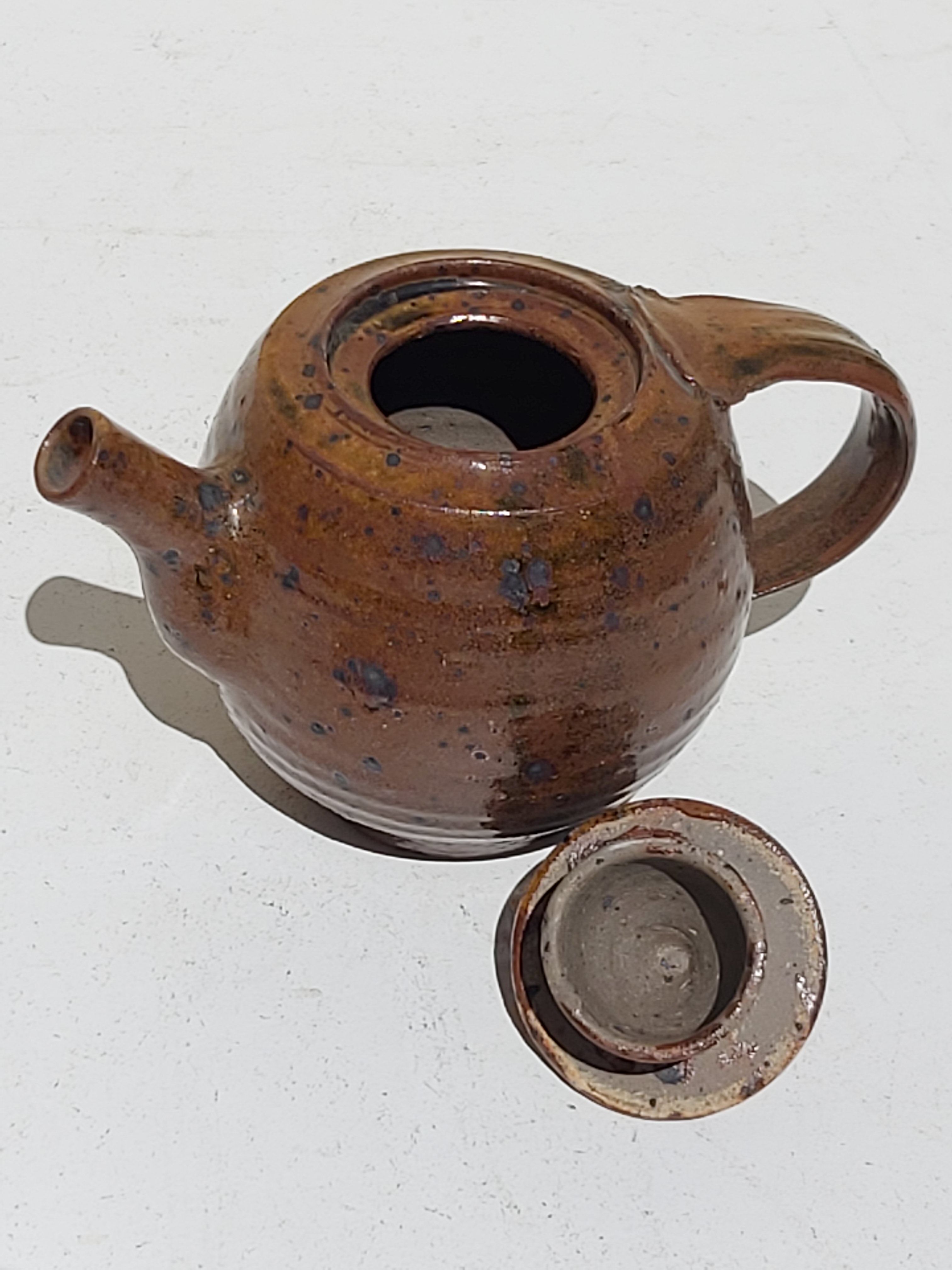 Teapot pyrity sandstone Gustave Tiffoche