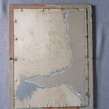 Old frame in worked/golden wood