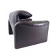 High-end black leather sofa Maralunga by Vico Magistretti for Cassina