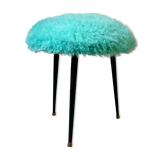Tripod stool blue mint moumoute 1960