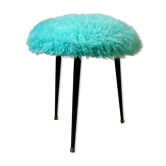 Tripod stool blue mint moumoute 1960