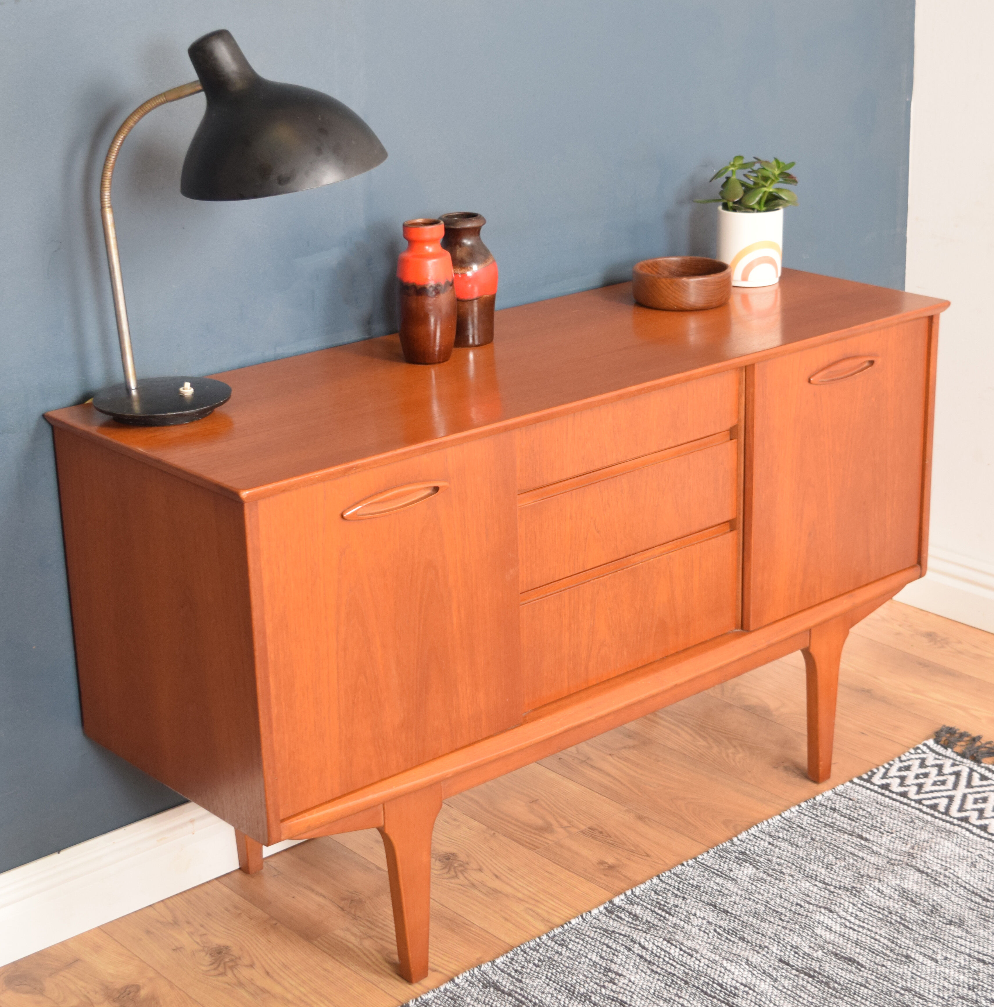Retro 1960s Jentique Short Teak Sideboard