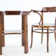 Fauteuil et bureau des années 1910 J & J Kohn Nr.704 , Tchécoslovaquie