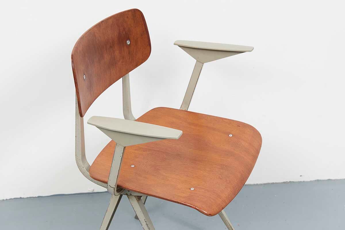 Friso Kramer Result oak chair light gray