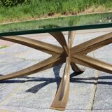 Rare table basse ovale de michel mangematin