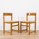 Vintage dining room set in the style of Charlotte Perriand 1970.