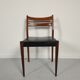 Lot of 6 vintage skai Scandinavian chairs 60s/70s