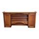 Large bar counter furniture 233 cm buffet in solid cherry wood 1970