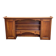 Large bar counter furniture 233 cm buffet in solid cherry wood 1970