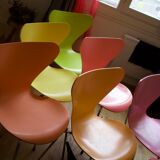 7 Series Arne Jacobsen chairs for Fritz Hansen